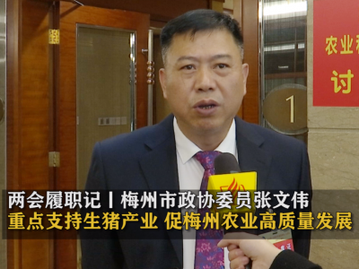 张文伟等市政协委员建言：重点支持生猪产业促梅州农业高质量发展