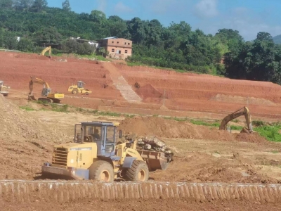 梅州垦造水田项目全面复工 今年计划完成总施工任务8600亩