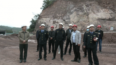国家矿山安全监察局广东局一行到平远开展矿山安全监察工作