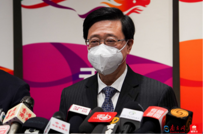 李家超答GDToday记者提问：粤港同打“新”章共推高质量发展