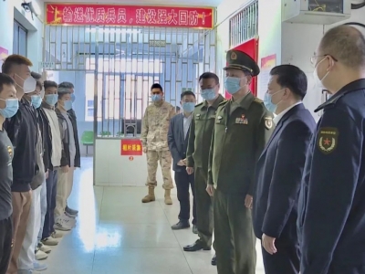 陈煜昌到丰顺县检查征兵体检工作