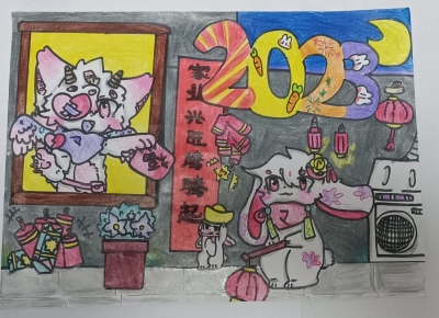 丰顺县汤坑镇第一中心小学黄灵媛丨绘画