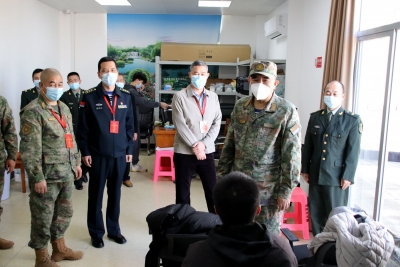 梅州军分区司令员段见云赴大埔县检查指导2023年春季征兵体检工作