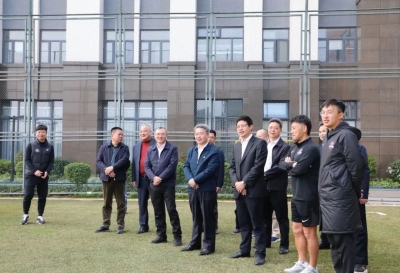 ​朱少辉、丘炀率队调研足球发展工作