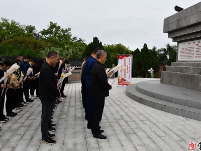 鲜花祭忠魂！蕉岭开展清明祭英烈活动