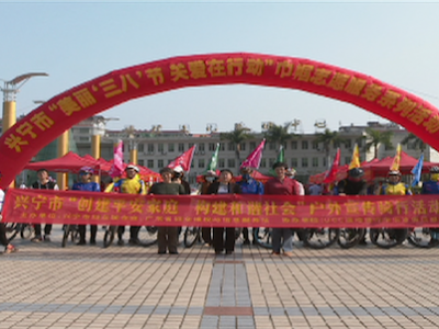 兴宁举办“美丽‘三八’节 关爱在行动”巾帼志愿服务系列活动