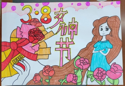 梅江区普育小学李佳璇丨绘画