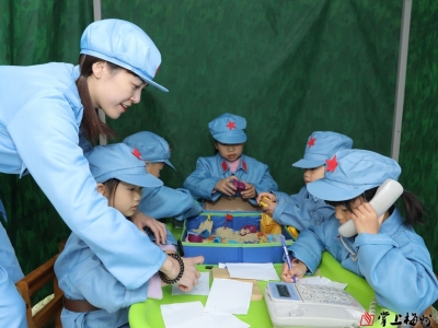 大埔县第二实验幼儿园开展体验“新时代·新长征”户外活动 