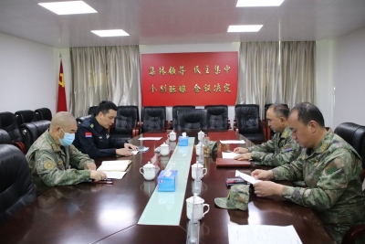 段见云到大埔县人武部检查指导工作