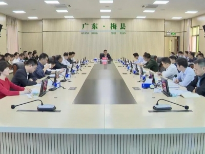 王锋主持召开区政府党组（扩大）会议和区政府常务会议：攻坚克难 竞标争先 以实干实绩实效推动梅县高质量发展
