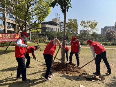 植树正当时！梅县区扶大高管会开展“全民义务植树”活动