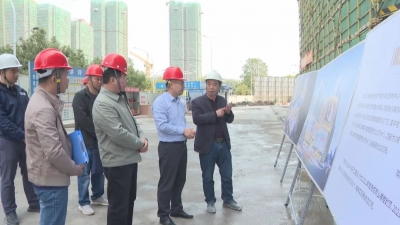 梅县区领导率队督导检查重点市政项目建设