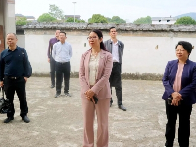 广东省文化和旅游厅领导到大埔考察文化产业赋能乡村振兴工作