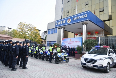 平远公安开启“交巡联勤”网格巡防