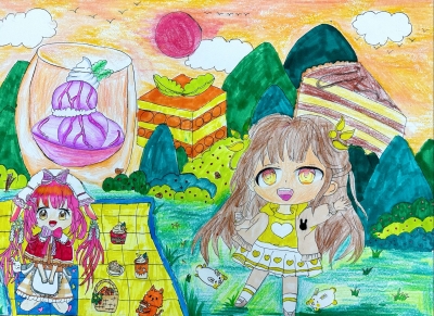 梅县区扶贵小学申梓玥丨绘画