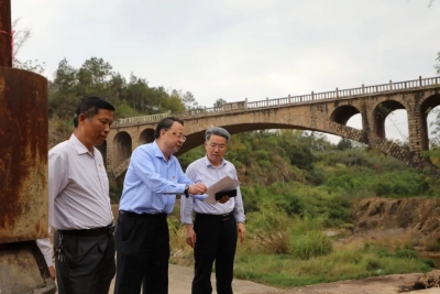 朱少辉率队调研农田水利设施建设项目推进工作