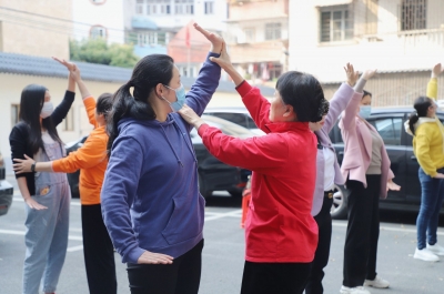 健康生活动起来！梅江区江南社区开展全民健身志愿服务活动