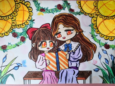 梅江区金山小学陈梦淇丨绘画