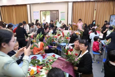 追梦新时代 巾帼绽芳华！丰顺汤坑一小开展庆三八妇女节创意花艺活动