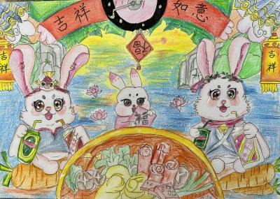 梅县区程江镇中心小学丰钰荣丨绘画