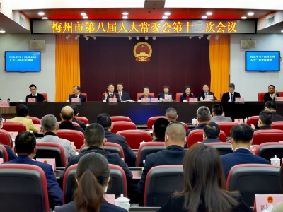 市八届人大常委会召开第十二次会议