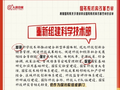 收藏了解！国务院机构改革方案学习笔记