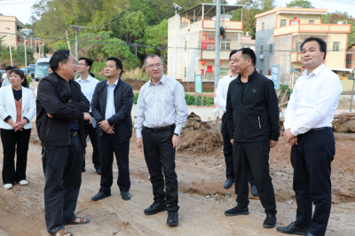 丘炀开展安全生产和三防工作检查