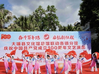 大埔“百姓舞台大家乐”案例，系省公共文化服务优秀案例！