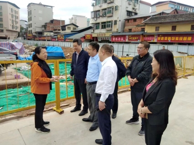 蓝伟东到挂钩联系重点项目现场调研：加快建设进度早日建成见效