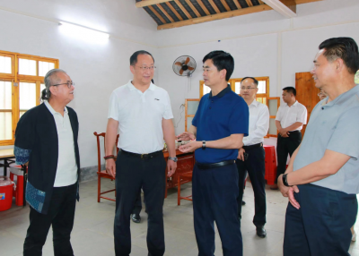中国民族贸易促进会副会长高福到兴宁考察调研