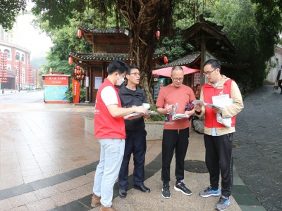 清明期间，梅江区志愿者在行动：让文明出游根植于心