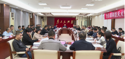 大埔县召开森林防灭火暨安全防范工作会议：严密部署各项工作 确保清明假期平安稳定