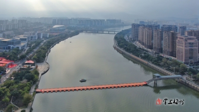 梅城东山人行浮桥临时拆除，通行请绕路！