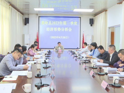 蕉岭县2023年一季度经济形势分析会召开