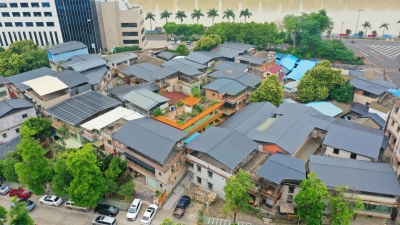 屋顶换“新装”，天际线颜值提升！梅江区这项示范整治工作完成