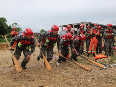 2023年平远县三防责任人培训暨防汛抢险封闭式训练在差干镇开训