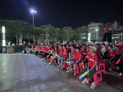 吸引300多名球迷前来看球！五华组织“第二现场”活动支持梅州客家