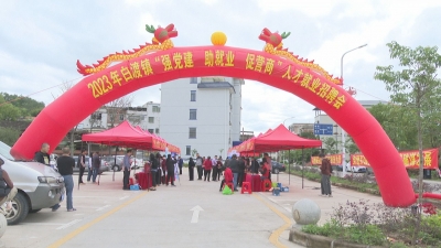 家门口就业！梅县区白渡镇举办人才就业招聘会
