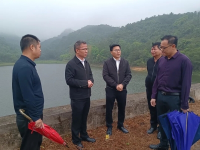 罗达祥到丰顺丰良镇防汛一线检查调研防汛备汛工作