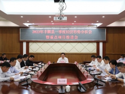 2023年丰顺县一季度经济形势分析会暨重点项目推进会召开：高标准完成上半年各项任务 为全年经济发展赢得更大主动 