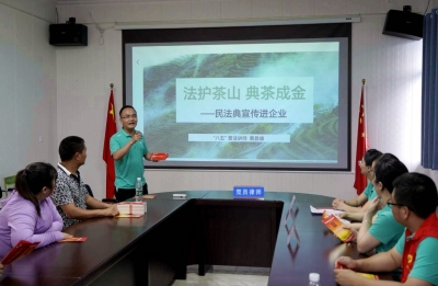 丰顺县开展民法典宣传进企业活动，助力企业法治化发展