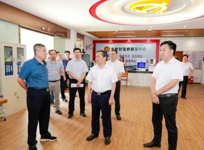 温助民到程江镇调研基层党建和新型农村集体经济发展工作