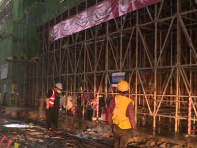 “五一”假期不停歇！梅蓄电站400多名工人奋战二期工程