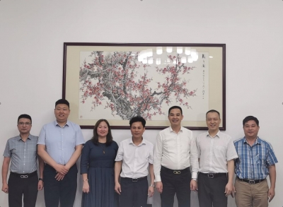 阿根廷广东商会会长余永辉一行来梅考察交流