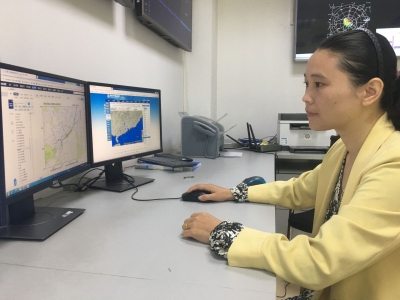 “五一”我在岗！市气象局助理首席预报员廖裕珍：精准预报每一个“晴雨天”