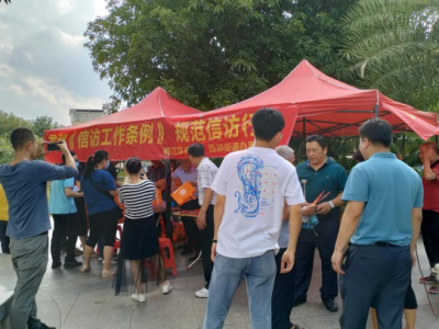 梅江区西郊街道开展“美好生活·民法典相伴”暨无信访村（居）创建宣传活动