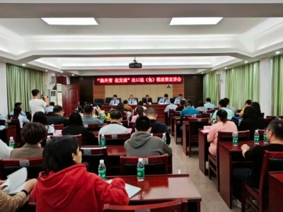 稳外贸促发展！丰顺县举办出口退（免）税政策宣讲会