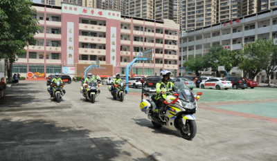 大埔启动“红飘带”爱心护考活动