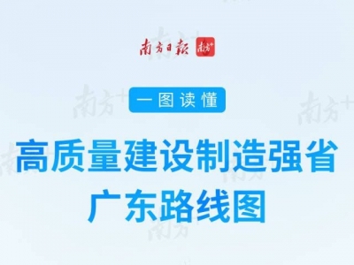 一图读懂！高质量建设制造强省，广东路线图来了→