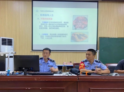 大埔茶阳组织开展铁路安全、禁毒、反诈宣传进校园活动